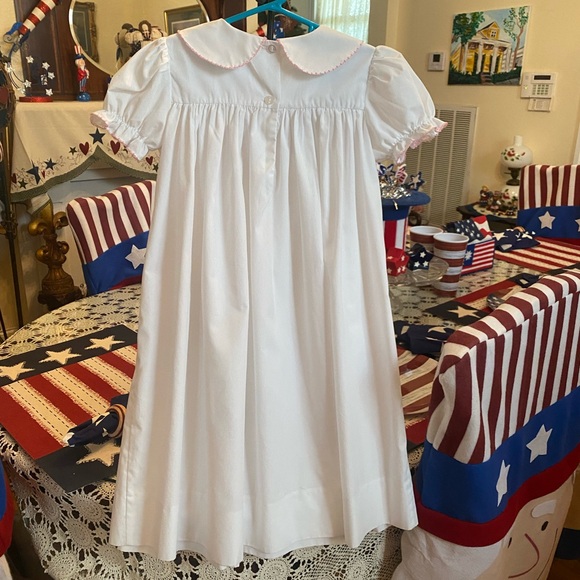 Shrimp & Grits Smocked Girls Dress size 5 - Picture 13 of 15